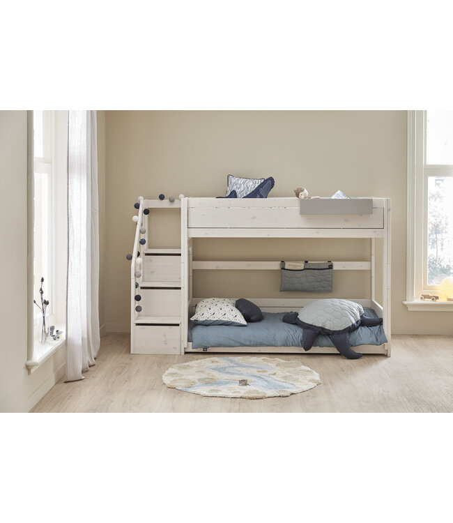 Lifetime laag stapelbed met trapkast