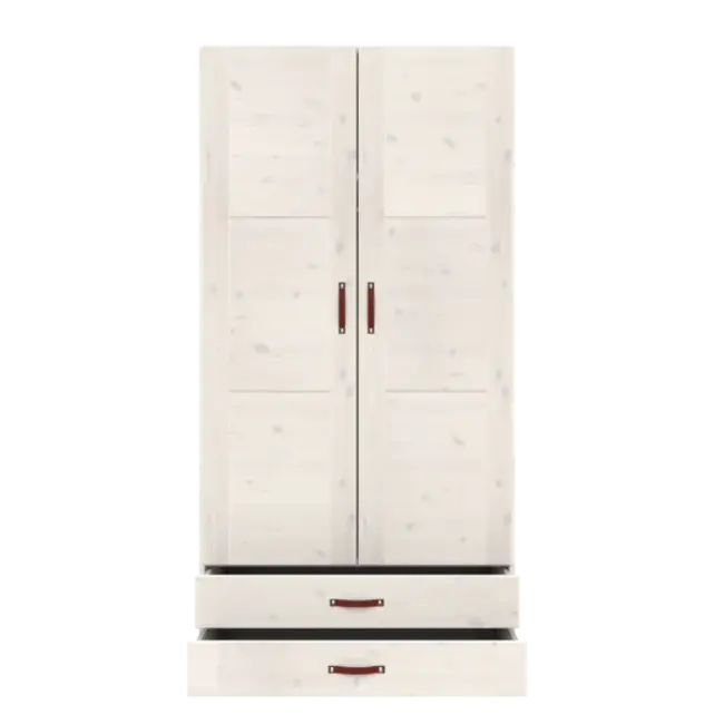 Lifetime kledingkast 100 cm met kastindeling en  2 laden