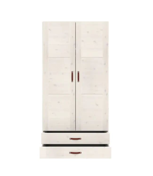Lifetime kledingkast 100 cm met kastindeling en  2 laden
