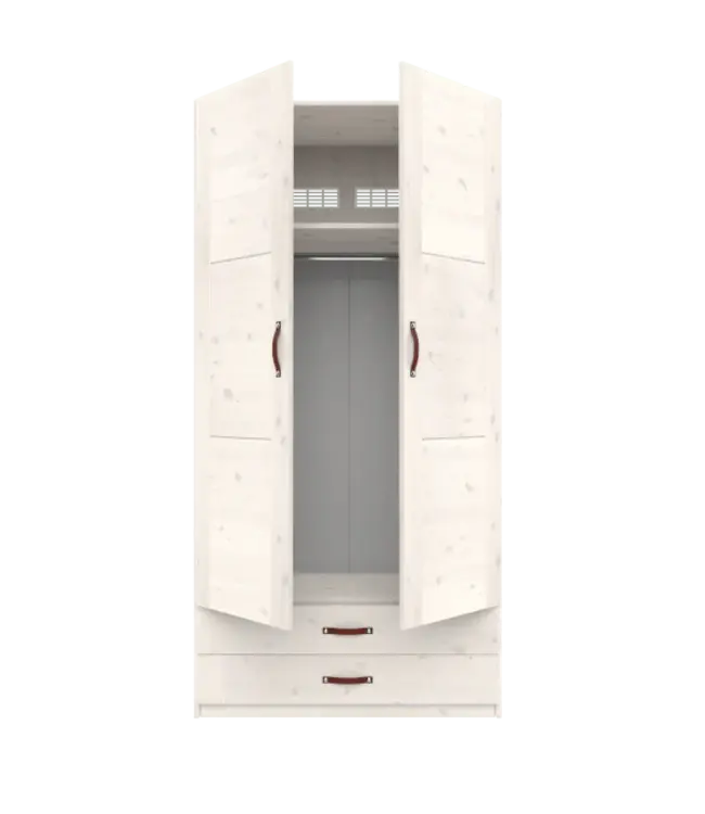 Lifetime kledingkast 100 cm met roede en 2 laden