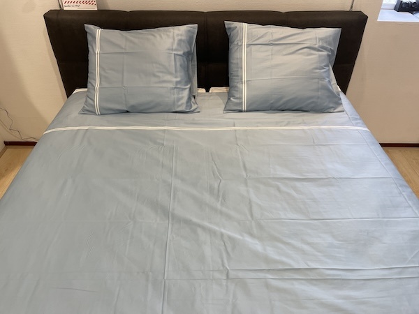 Lysdrap Limbus Lichtblauw dekbedovertrek