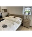 Ledikant Nature 180x210 cm creamy white Showmodel incl 2 nachtkastjes