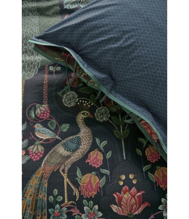 Pip Studio Pavoni Dekbedovertrek Donkerblauw