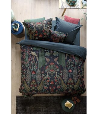 Pip Studio Pip Studio Pavoni Dekbedovertrek Donkerblauw