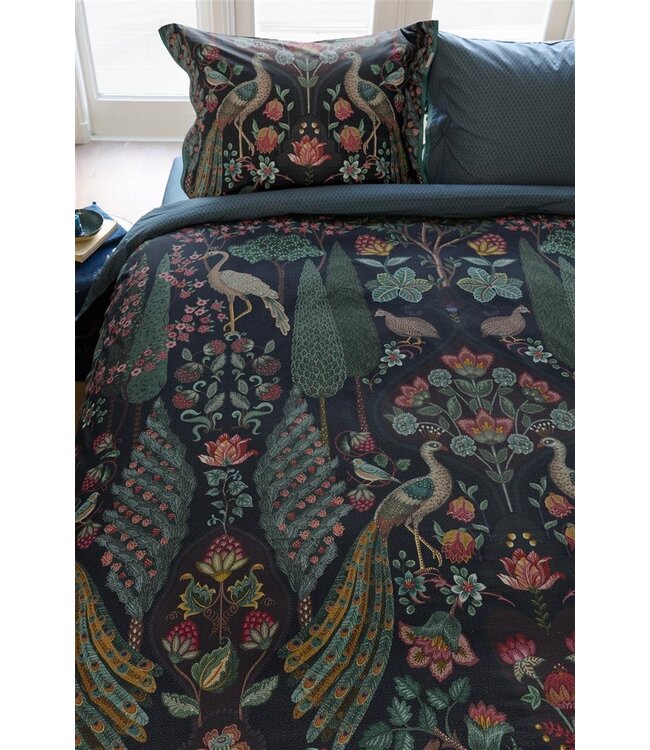 Pip Studio Pavoni Dekbedovertrek Donkerblauw