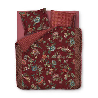 Pip Studio Pip Studio dekbedovertrek Poppy Stitch Red