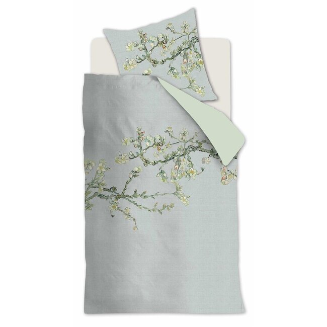 Beddinghouse x Van Gogh Museum Dekbedovertrek Blossom Grijs