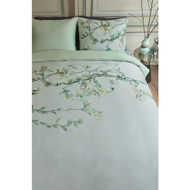 Beddinghouse x Van Gogh Museum Dekbedovertrek Blossom Grijs