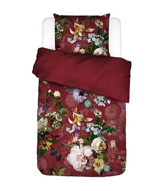 Essenza Essenza Fleurel Wine red Dekbedovertrek