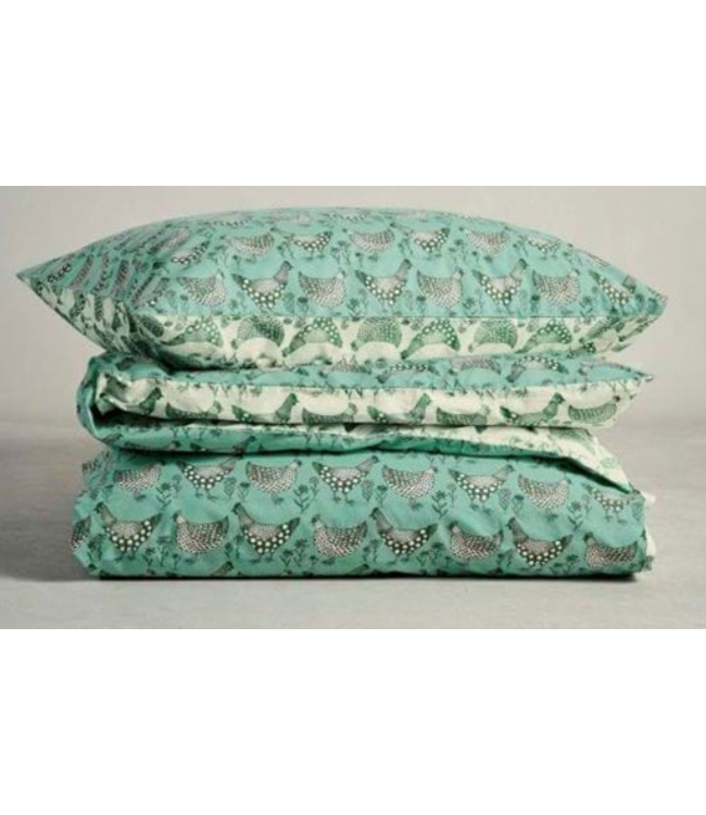 Essenza & Co Chicken Run 60x70 Turquoise