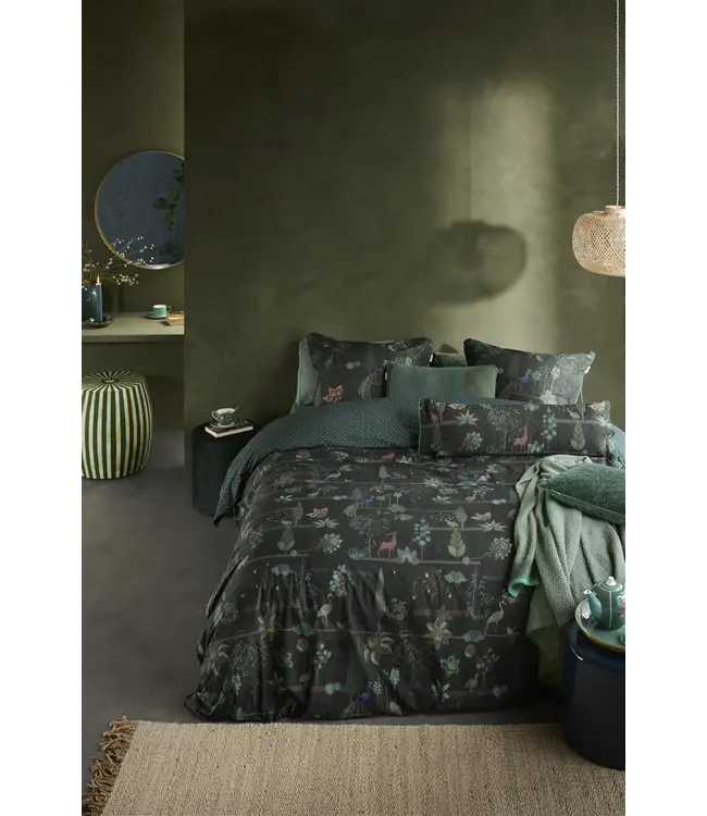 PIP Alberi Dark Green Dekbedovertrek