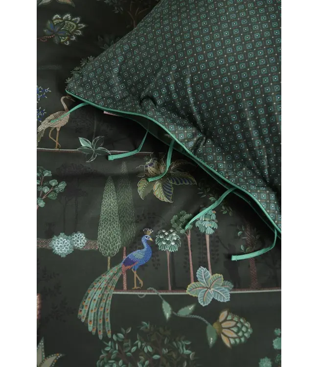 PIP Alberi Dark Green Dekbedovertrek