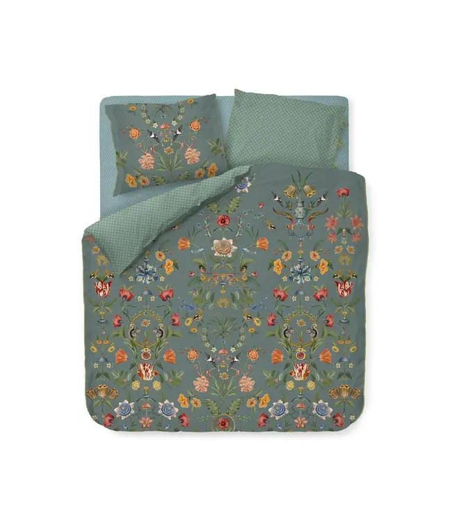PIP Botanico Verde Blue Dekbedovertrek