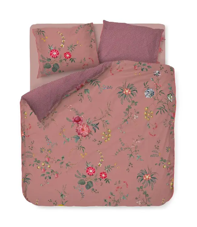PIP Fleur Grandeur Pink Dekbedovertrek