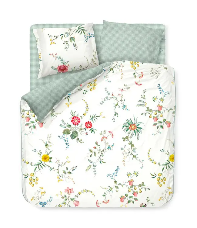 PIP Fleur Grandeur White Dekbedovertrek