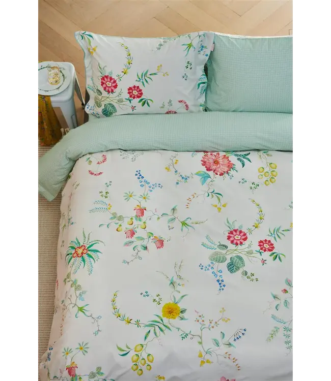 PIP Fleur Grandeur White Dekbedovertrek