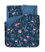 PIP Flower Festival Dark Blue Dekbedovertrek