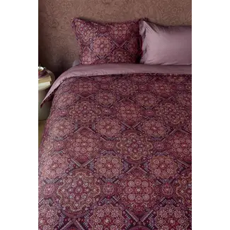 Pip Studio PIP Il Mosaico Dark Red Dekbedovertrek