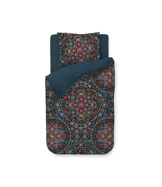 PIP Il Ricamo Dark Blue Dekbedovertrek