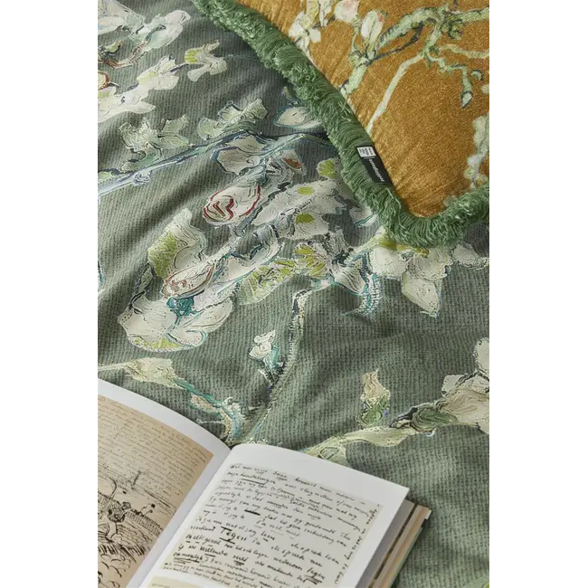 Beddinghouse x Van Gogh Museum Dekbedovertrek Blossoming Groen