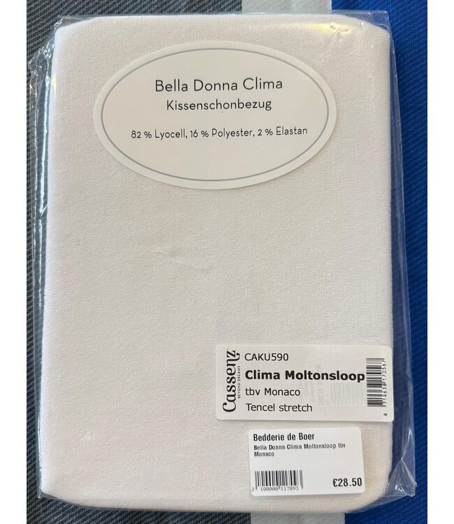 Bella Donna Clima Moltonsloop voor Cassenz Monaco kussen