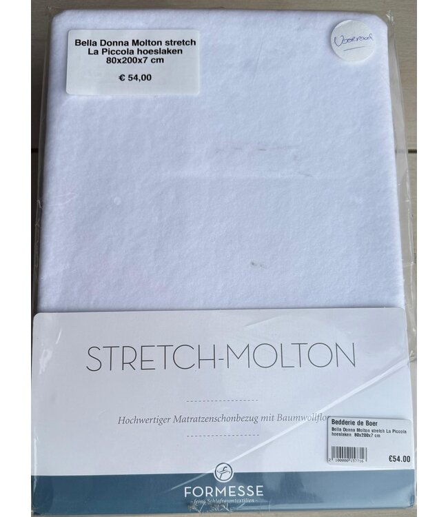 Bella Donna Molton stretch La Piccola  hoeslaken  80x200x7 cm
