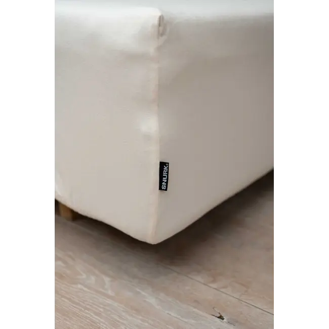 Snurk Uni Beige Fitted Sheet