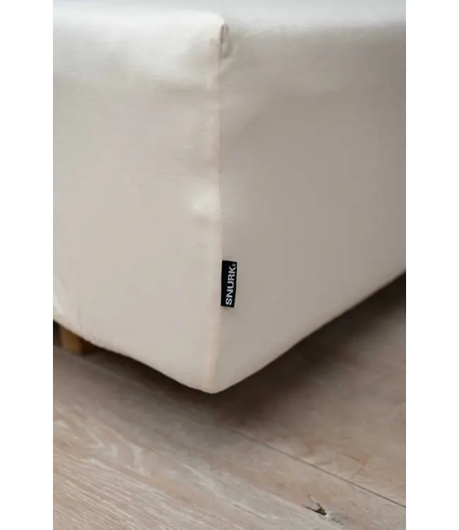 Snurk Uni Beige Fitted Sheet