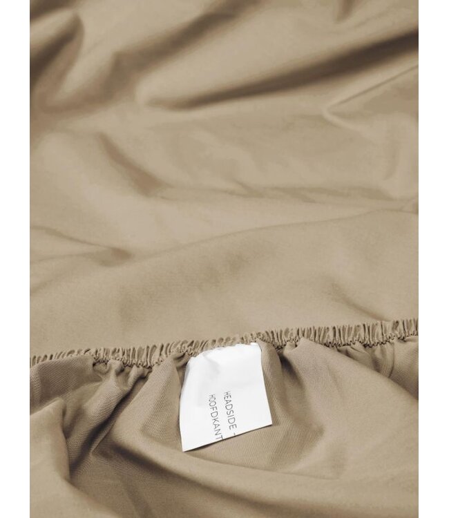 Essenza Minte Taupe hoeslaken