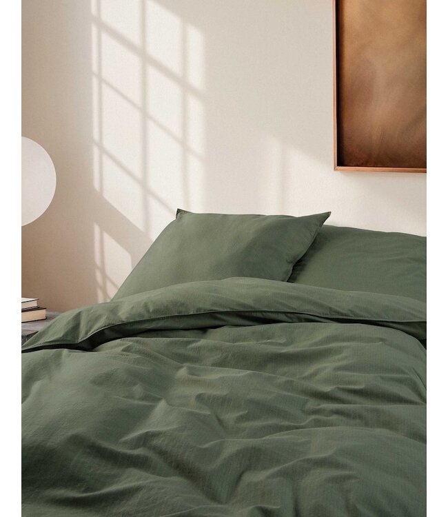 Marc O'Polo Senja Dark green Ivy Dekbedovertrek