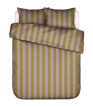 Essenza Essenza Minte Stripe Pale Purple - Olive Dekbedovertrek