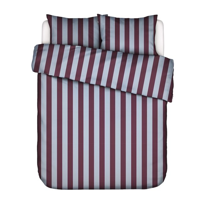 Minte Stripe, mauve wine ijsblauw