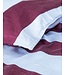 Essenza Minte Stripe Mauve wine - Ice blue Dekbedovertrek