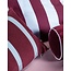 Essenza Minte Stripe Mauve wine - Ice blue Dekbedovertrek