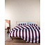 Essenza Minte Stripe Mauve wine - Ice blue Dekbedovertrek