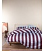Essenza Minte Stripe Mauve wine - Ice blue Dekbedovertrek