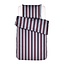 Essenza Minte Stripe Mauve wine - Ice blue Dekbedovertrek