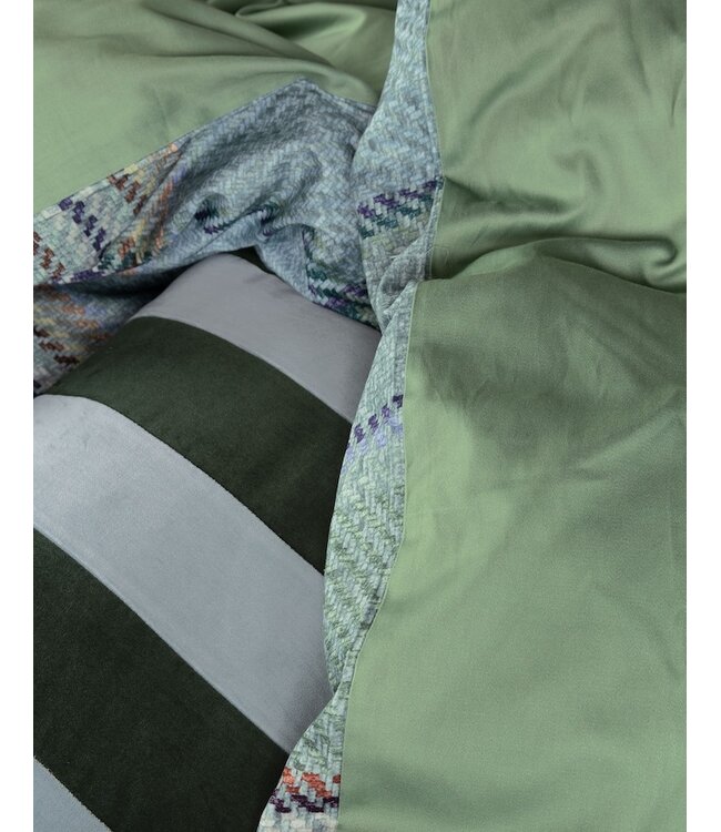 Essenza Meau Basil green Dekbedovertrek
