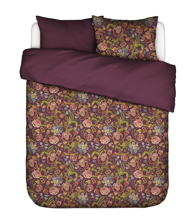 Essenza Rosanella Mauve wine Dekbedovertrek