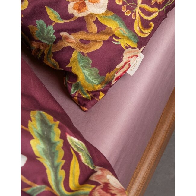Essenza Rosanella Mauve wine Dekbedovertrek