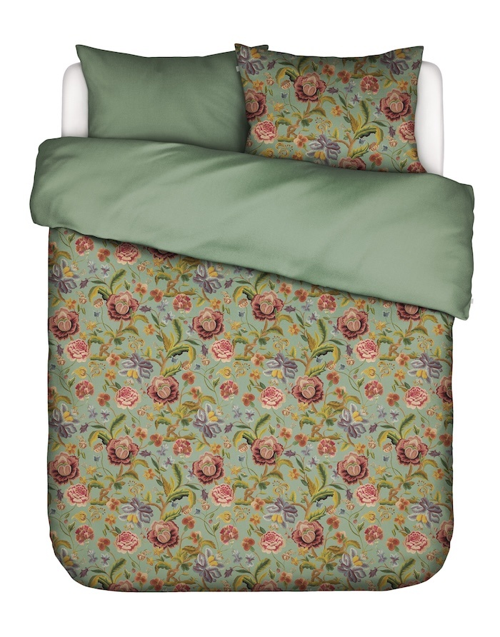 Essenza Rosanella Basil green Dekbedovertrek