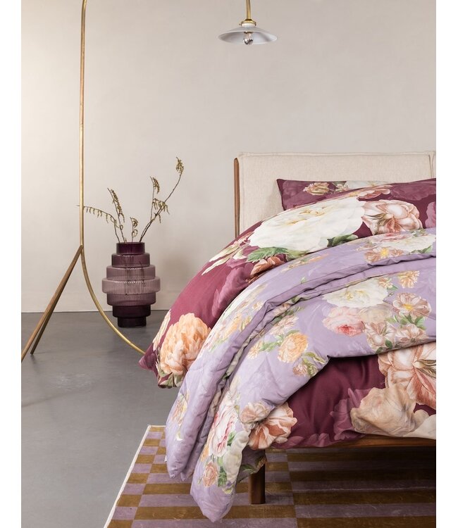 Essenza Orianna Mauve wine Dekbedovertrek