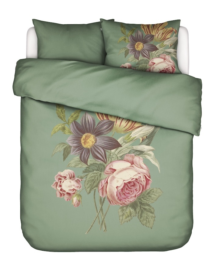 Essenza Madia Basil green Dekbedovertrek