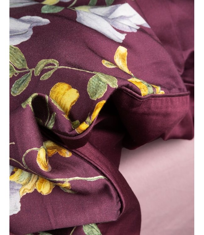 Essenza Augustina Mauve wine Dekbedovertrek