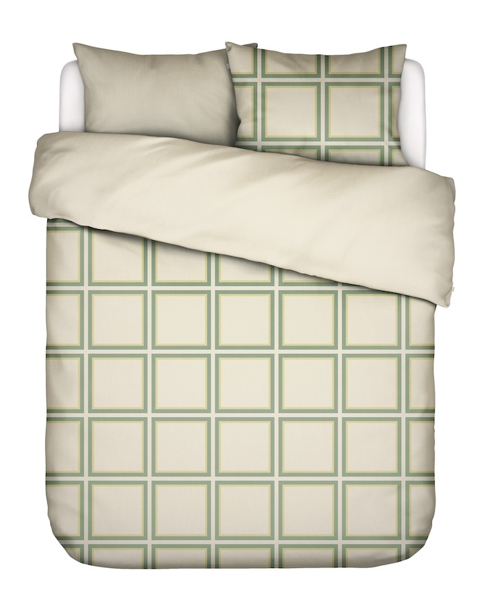Essenza Luca Basil green Dekbedovertrek