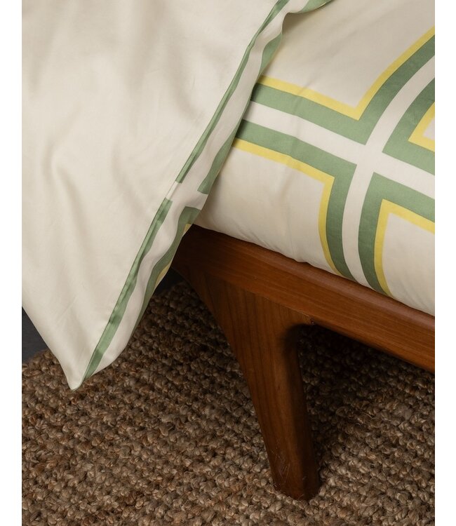 Essenza Luca Basil green Dekbedovertrek