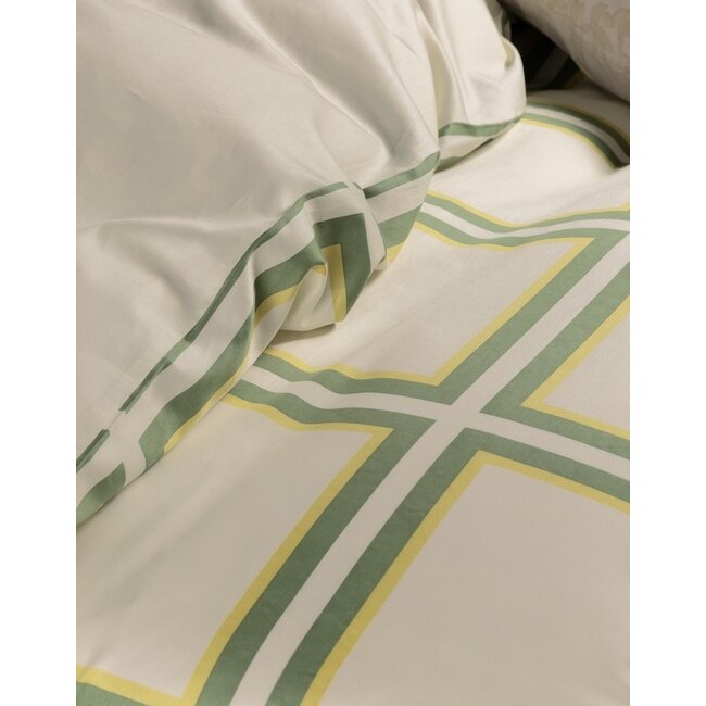 Essenza Luca Basil green Dekbedovertrek