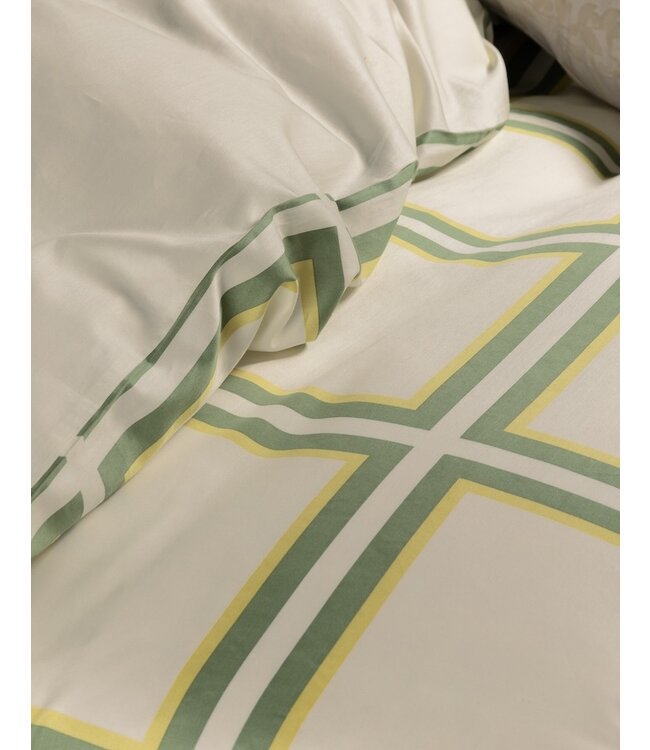 Essenza Luca Basil green Dekbedovertrek