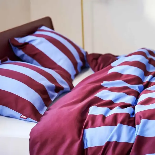 Auping Burgundy blue Dekbedovertrek