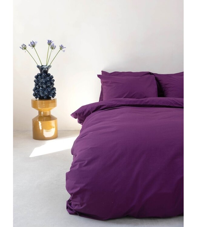 Snurk Plum Purple dekbedovertrek